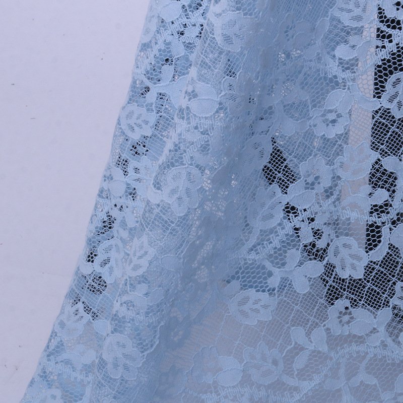 Dress Cutwork Lingerie Polyester Lace Fabric for Women's Wear Wholesal 5